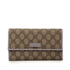 Gucci GG Supreme Continental Flap Wallet Secondhand
