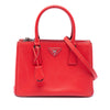 Prada Small Saffiano Lux Galleria Double Zip Satchel Secondhand