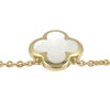 Van Cleef and Arpels 18K Yellow Gold and Mother of Pearl Pure Alhambra Pendant Necklace Secondhand