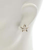 Chanel CC Gold Plated Rhinestone Star Clip On Earrings Secondhand