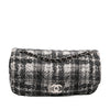 Chanel CC Tweed Print Nylon Single Flap Secondhand