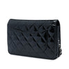 Chanel CC Quilted Patent Wallet On Chain Secondhand