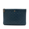Chanel Medium Quilted Lambskin Cuba La Habana O Case Clutch Secondhand