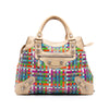 Balenciaga Lambskin Woven Motocross Giant 21 Brief Tote Secondhand