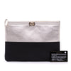 Chanel Medium Bicolor Goatskin Boy O Case Clutch Secondhand