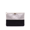 Chanel Medium Bicolor Goatskin Boy O Case Clutch Secondhand