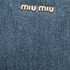 Miu Miu Denim Cosmetic Pouch Secondhand