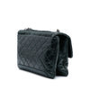 Chanel Quilted Aged Calfskin Logo Accordion Flap Secondhand