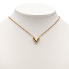 Louis Vuitton Gold Plated Essential V Necklace Secondhand