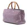 Gucci Medium Calfskin Bamboo Shopper Satchel Secondhand