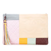 Secondhand Chanel Medium Lambskin Colorblock Patchwork O Case