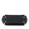 Prada Bicolor Saffiano Cuir Trimmed Canvas Satchel Secondhand