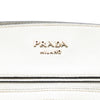 Prada Bicolor Saffiano Cuir Trimmed Canvas Satchel Secondhand