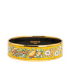 Hermès Wide Enamel Wheat and Fruits Bangle GM Secondhand