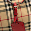 Burberry Small Haymarket Check Canvas and Leather Canterbury Tote Secondhand