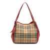 Burberry Small Haymarket Check Canvas and Leather Canterbury Tote Secondhand
