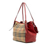 Burberry Small Haymarket Check Canvas and Leather Canterbury Tote Secondhand