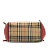 Burberry Small Haymarket Check Canvas and Leather Canterbury Tote Secondhand