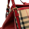 Burberry Small Haymarket Check Canvas and Leather Canterbury Tote Secondhand