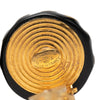 Chanel Resin and Gold Plated CC Button Clip On Earrings Secondhand