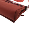 Hermès Military Toile and Vache Hunter Herbag Zip 20 Secondhand