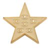 Chanel CC Gold Plated Enamel Star Brooch Secondhand