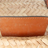 Celine Large Raffia Cuir Triomphe Classic Panier Tote Secondhand