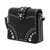 Secondhand Prada Saffiano Studded Turn Lock Top Handle Bag