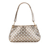 Bottega Veneta Small Metallic Leather Intrecciato Shoulder Bag Secondhand