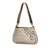 Bottega Veneta Small Metallic Leather Intrecciato Shoulder Bag Secondhand