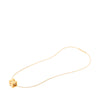 Hermès Gold Plated Enamel Cage D H Pendant Necklace Secondhand