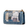 Chanel Old Medium Denim Patchwork Boy Bag Secondhand