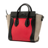 Celine Nano Tricolor Nubuck and Calfskin Luggage Tote Secondhand