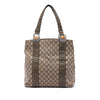 Gucci Large GG Canvas Bamboo Libeccio Tote Secondhand