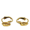 Dior Gold Plated CD Logo Clip On Earrings Secondhand