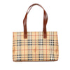 Burberry Haymarket Check Coated Canvas Tote Secondhand