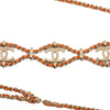 Chanel CC Gold Plated Leather Woven Wrap Choker Necklace Secondhand