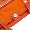 Prada Saffiano Trimmed Tessuto Logo Oro Satchel Secondhand