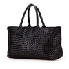 Bottega Veneta Medium Lambskin Intreccio Cabat Tote Secondhand