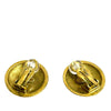 Chanel CC Gold Plated Clip On Earrings Secondhand