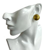 Chanel CC Gold Plated Clip On Earrings Secondhand