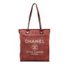 Chanel Mini Canvas Deauville Tote Secondhand