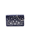 Secondhand Miu Miu Crystal Embellished Satin Flap Crossbody