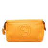 Gucci Pebbled Calfskin Soho Cosmetic Pouch Secondhand