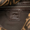 Fendi Zucca Canvas Double Flap Shoulder Bag Secondhand