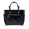 Chanel Large Quilted Patent Paris Biarritz Tote Secondhand