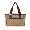 Gucci GG Canvas Web Pop Tote Secondhand