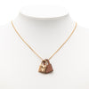 Hermès Gold Plated Swift O Kelly Pendant Necklace Secondhand