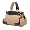 Balenciaga Patent Trimmed Lambskin Lune Satchel Secondhand