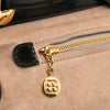 Balenciaga Patent Trimmed Lambskin Lune Satchel Secondhand
